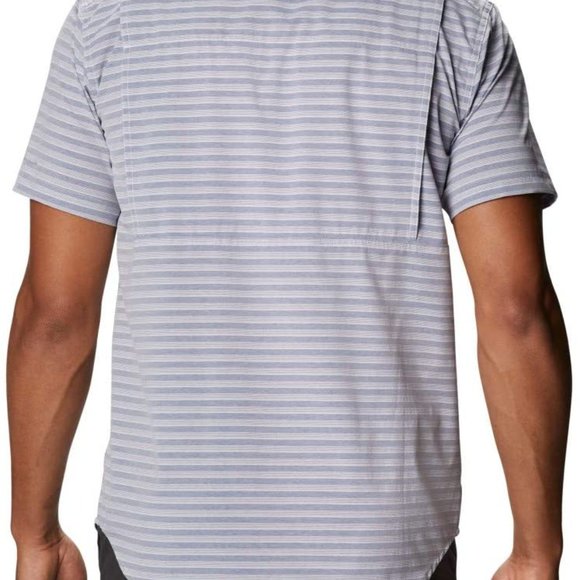 Columbia Men's Twisted Creek Short Sleeve Shirt Collegiant Navy XXL - Picture 7 of 8